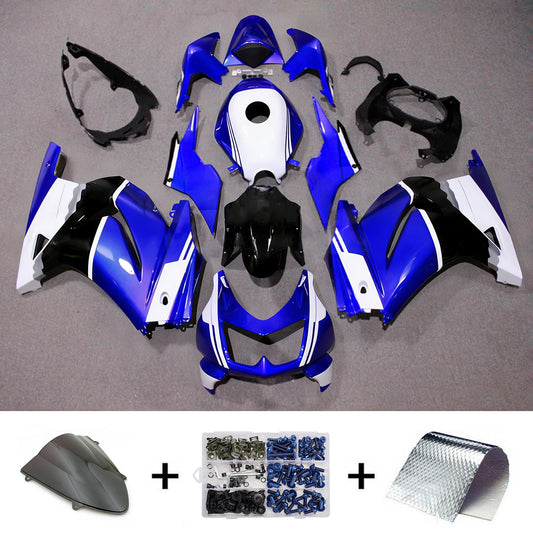 Kit carenatura iniezione in plastica ABS adatto per Kawasaki EX250 Ninja250R 2008-2012