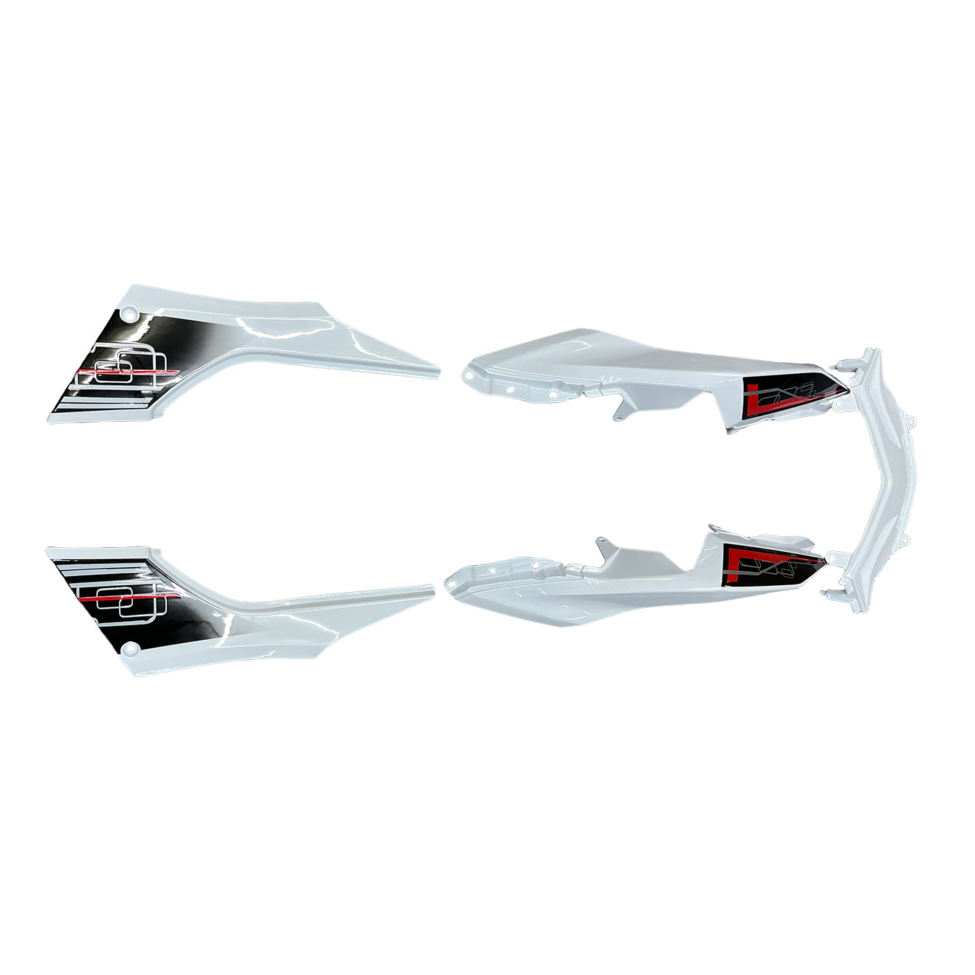 Carene 2013-2017 Plastiche Kawasaki Ninja 300R EX300R White Art Ninja Generic