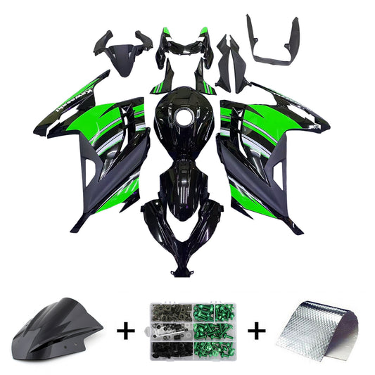 Amotopart Kawasaki EX300/Ninja300 2013-2017 Kit carena Carrozzeria Plastica ABS