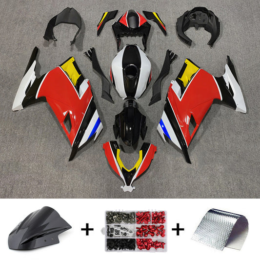 Amotopart Kawasaki EX300/Ninja300 2013-2017 Kit carena Carrozzeria Plastica ABS