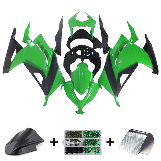 Amotopart Kawasaki EX300/Ninja300 2013-2017 Kit carena Carrozzeria Plastica ABS