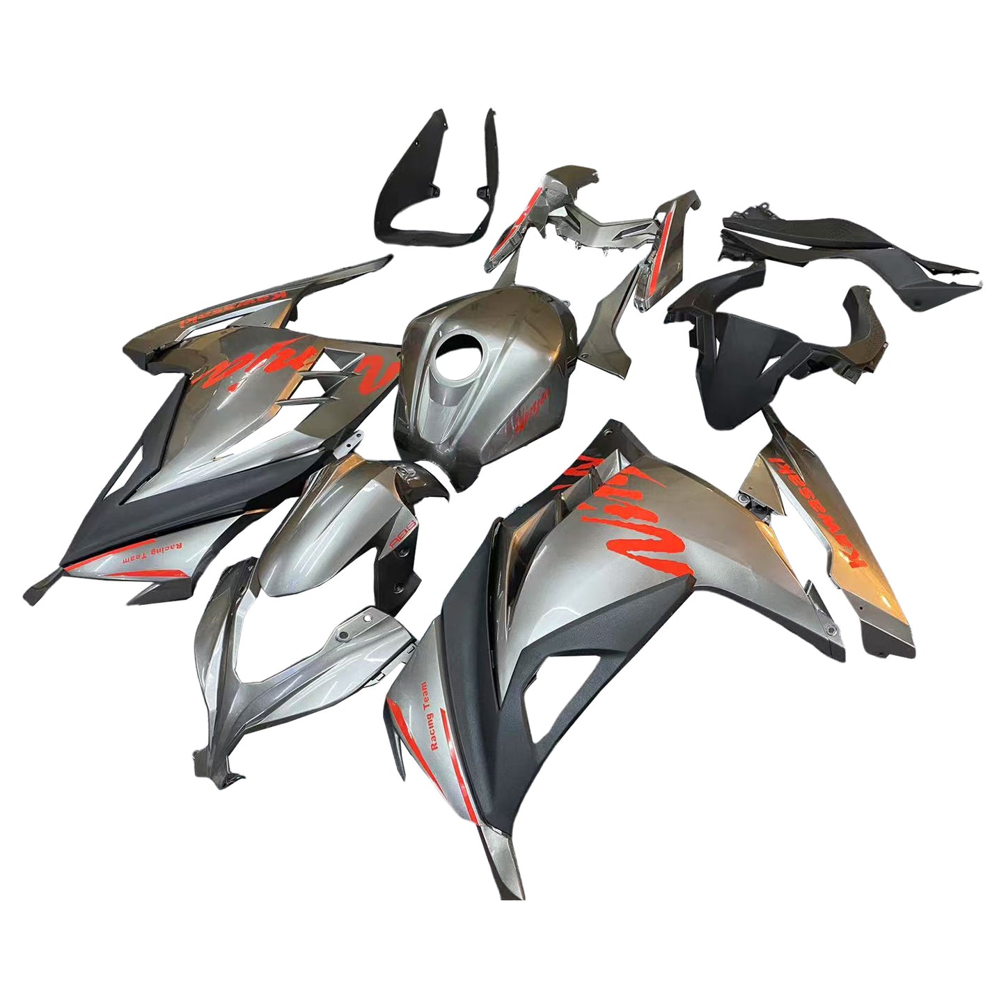 Amotopart Kawasaki EX300/Ninja300 2013-2017 Kit carena Carrozzeria Plastica ABS