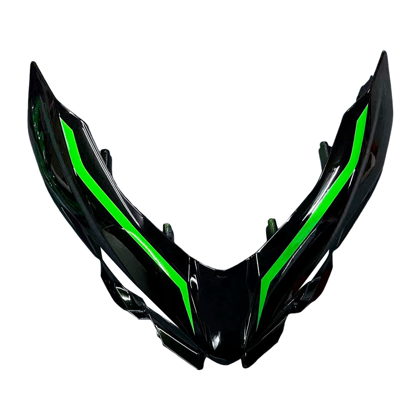 Amotopart 2018-2020 Kawasaki Ex400/Ninja400 Giadding Black & Green Kit