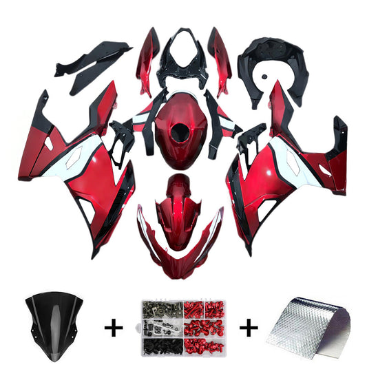 Amotopart Kawasaki EX400 Ninja400 2018-2023 Kit Carenatura Carrozzeria Plastica ABS