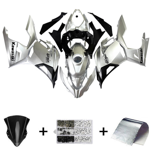 Amotopart Kawasaki EX400 Ninja400 2018-2023 Kit Carenatura Carrozzeria Plastica ABS