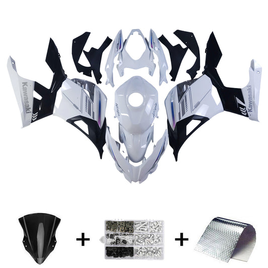 Amotopart Kawasaki EX400 Ninja400 2018-2023 Kit Carenatura Carrozzeria Plastica ABS
