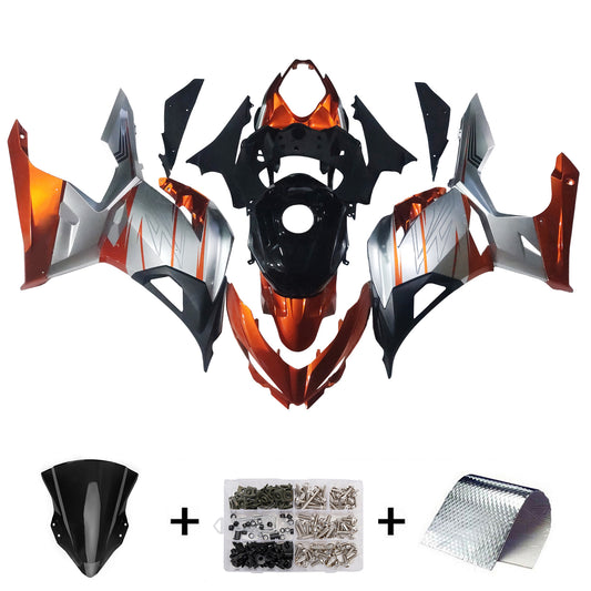 Amotopart Kawasaki EX400/Ninja400 2018-2023 Kit Carenatura Carrozzeria Plastica ABS