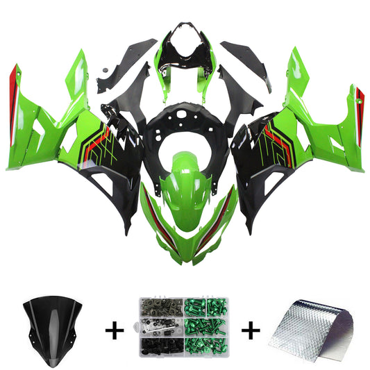 Kit carenatura iniezione Carrozzeria plastica ABS adatta per Kawasaki EX400/Ninja400 2018-2023