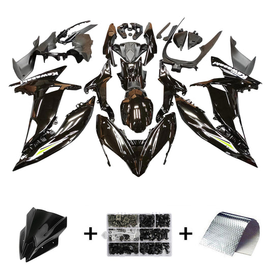 Amotopart Kawasaki ER6F/Ninja650R 2017-2019 Kit carena Carrozzeria Plastica ABS