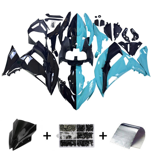 Kit carenatura iniezione in plastica ABS adatto per Kawasaki ER-6F Ninja650R 2017-2019