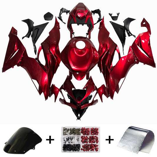 Kit carenatura iniezione in plastica ABS adatto per Kawasaki ZX6R 2019-2023