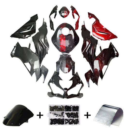 Kit carenatura iniezione in plastica ABS adatto per Kawasaki ZX6R 2019-2023