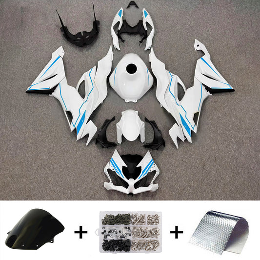 Kit carenatura iniezione in plastica ABS adatto per Kawasaki ZX6R 2019-2023
