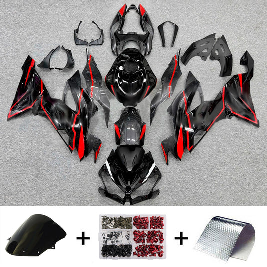 Kit carenatura iniezione in plastica ABS adatto per Kawasaki ZX6R 2019-2023