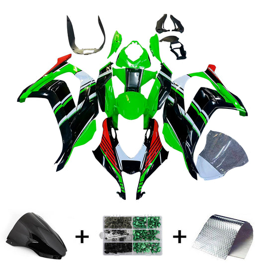 Amotopart Kawasaki 2016-2019 Kit trigger nero verde ZX10R