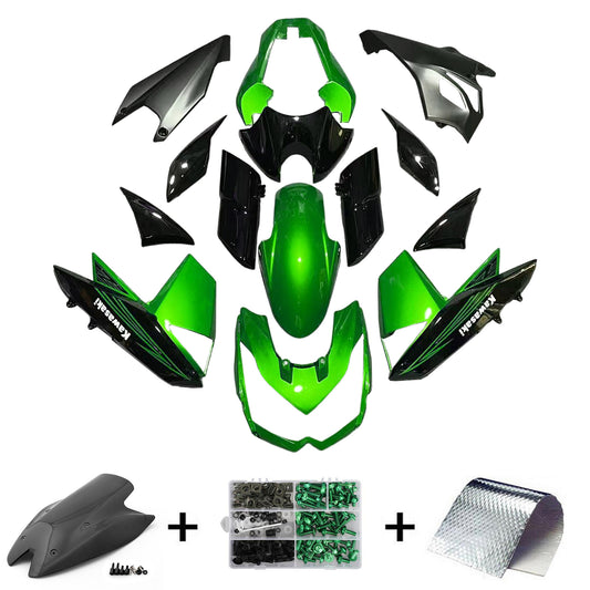 Amotopart Kawasaki Z1000 2010-2013 Kit carena Carrozzeria Plastica ABS