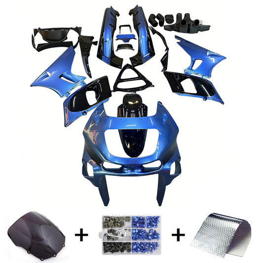 Amotopart Kawasaki ZZR400 1993-2007 ZZR600 1998-2003 Kit carena Carrozzeria Plastica ABS