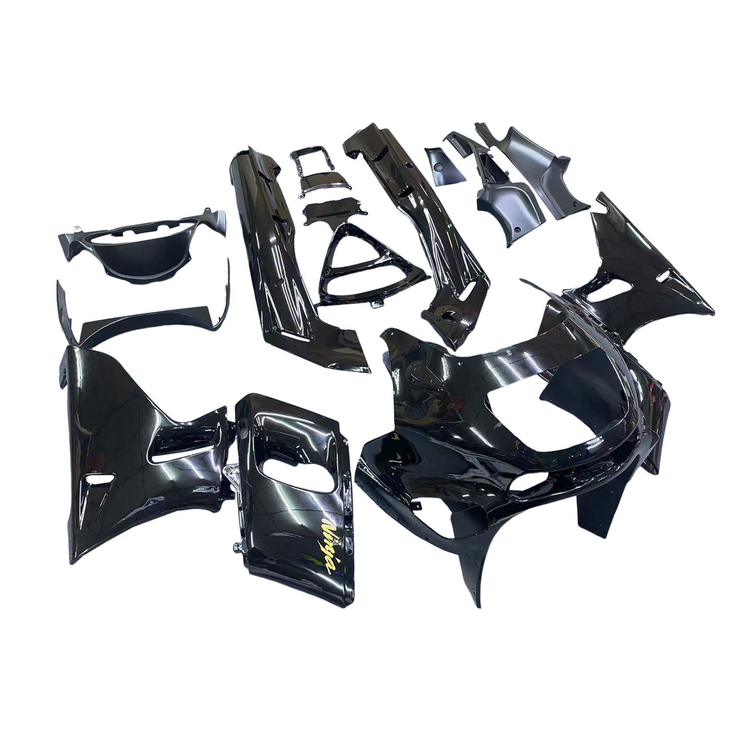 Amotopart Kawasaki ZZR400 1993-2007 ZZR600 1998-2003 Kit carena Carrozzeria Plastica ABS