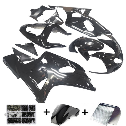 Amotopart 2001-2003 Suzuki GSXR 600 Cladding Glary Black Kit