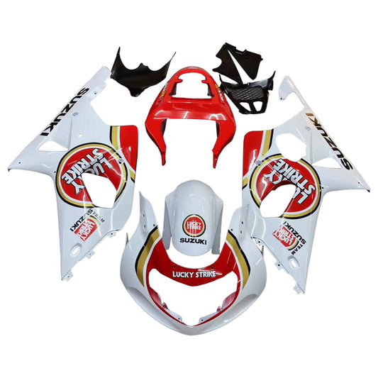Carene 2000-2002 Suzuki GSXR 1000 White & Red Lucky Strike Generic
