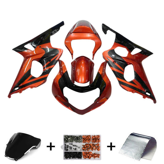 Amotopart Suzuki GSXR1000 2000-2002 K1 K2 Kit carena Carrozzeria Plastica ABS