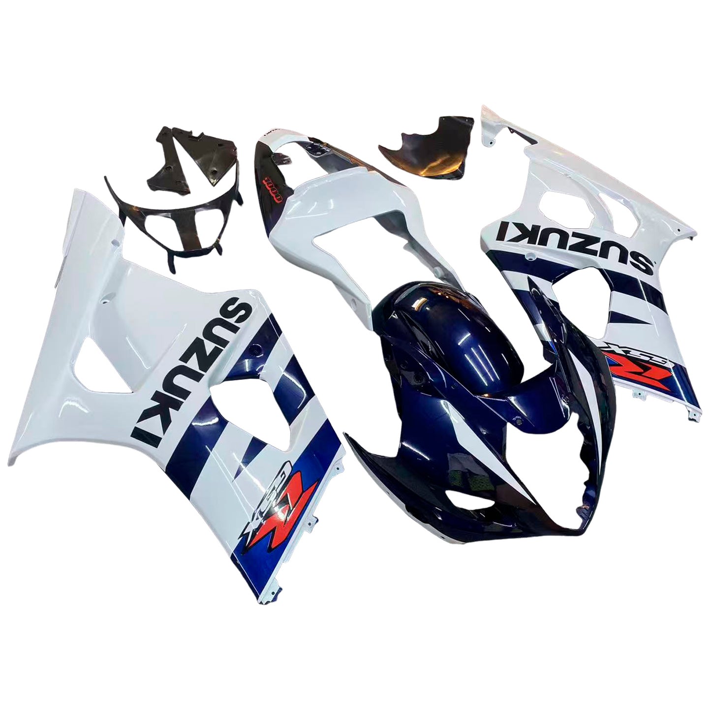 Carene 2003-2004 Suzuki GSXR 1000 Bianco & Blu GSXR Generico