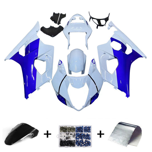 Carene 2003-2004 Suzuki GSXR 1000 Bianco & Blu Jordan Racing Generic