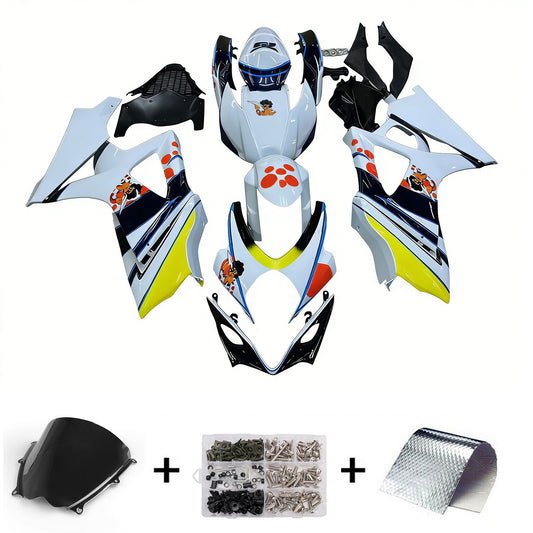 Carene 2007-2008 Suzuki GSXR 1000 Multi-Color pepephone Racing Generico