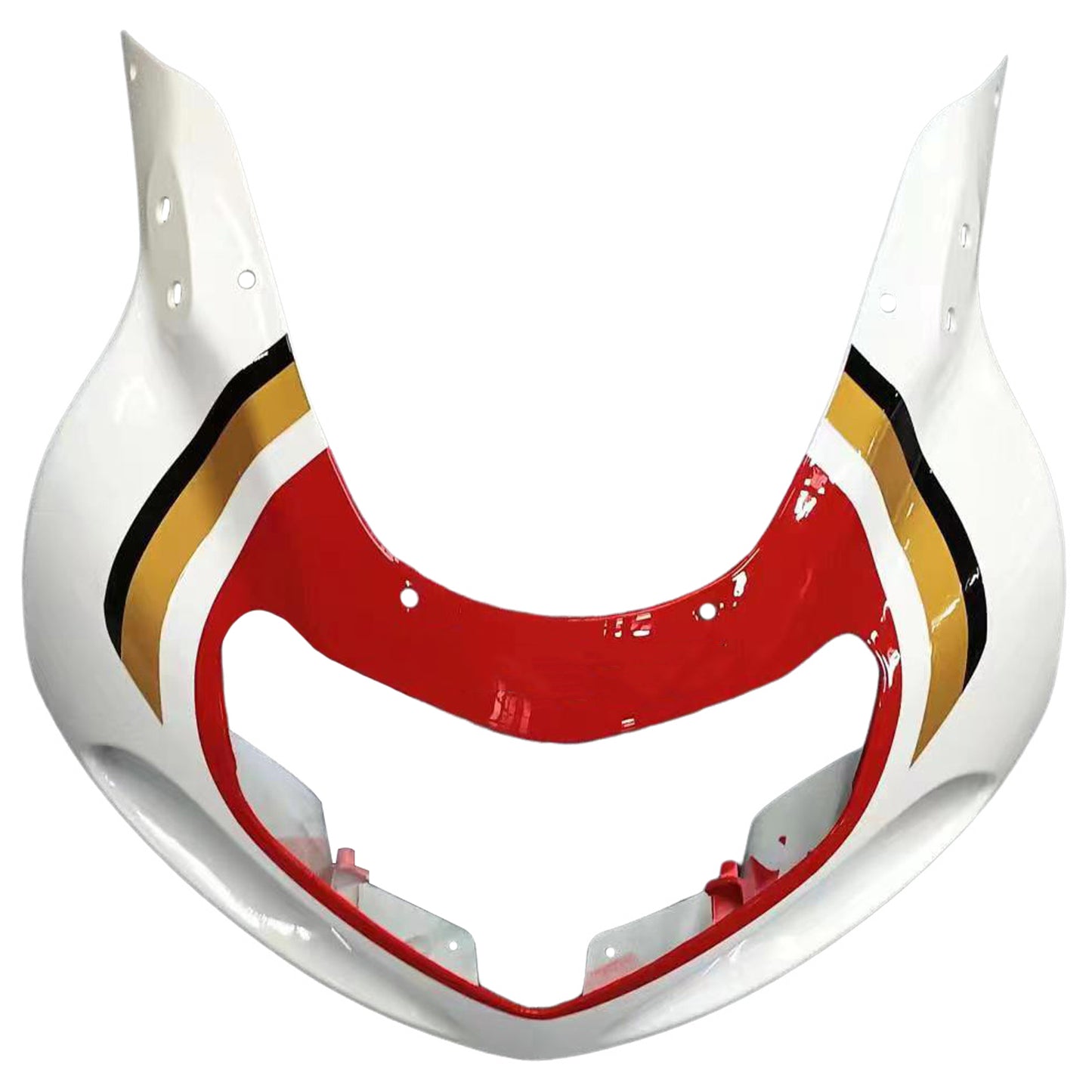 Amotopart Cladding Suzuki GSXR 600 2001-2003 Confisca Lucky Strike Racin White & Red Cyclopla Kit