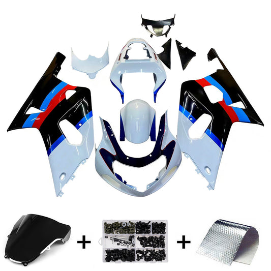 Amotopart Cladding Suzuki GSXR 600 2001-2003 Cladding Kit di corse GSXR multicolore