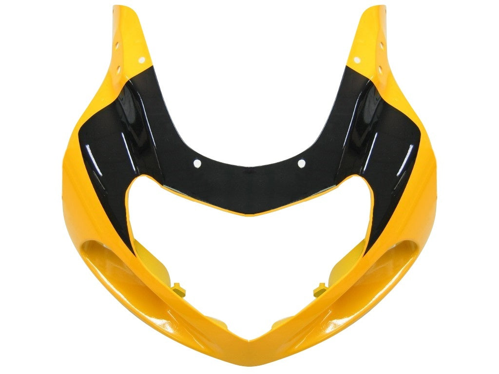 Amotopart Casting Suzuki 600 2001-2003 Cleaning GSXR Racing Silver & Yellow Faiting Kit