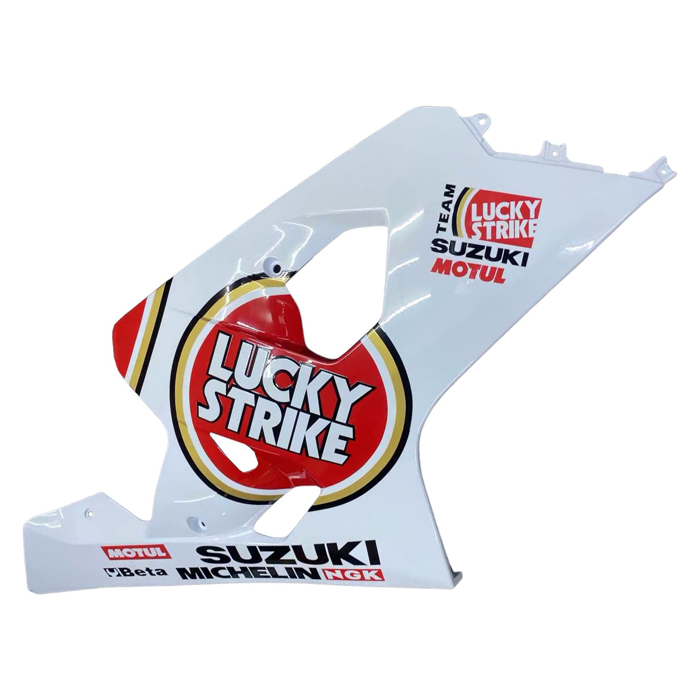 Carene 2004-2005 Suzuki GSXR 600 750 White & Red Lucky Strike Generic
