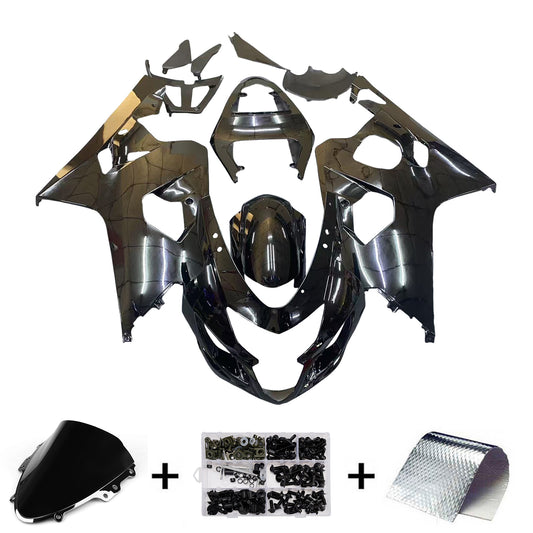 Carene 2004-2005 Suzuki GSXR 600 750 All Black GSXR Generico