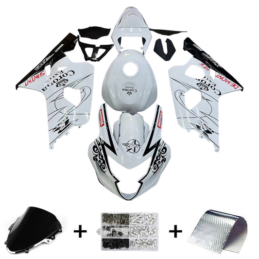 Amotopart Kit carena Suzuki GSXR 600/750 2004-2005 K4 Carrozzeria Plastica ABS