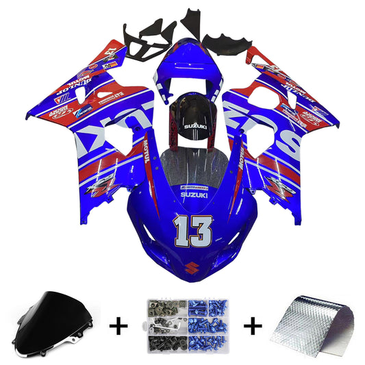 Amotopart Kit carena Suzuki GSXR 600/750 2004-2005 K4 Carrozzeria Plastica ABS
