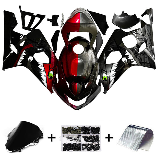 Kit carenatura iniezione plastica ABS per Suzuki GSXR 600/750 2004-2005 K4
