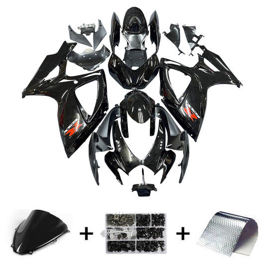Kit Carenatura Per SUZUKI GSXR 600 750 2006-2007 06 07 Nero Generico