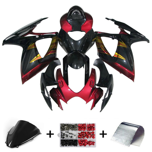 Kit carena iniezione Suzuki GSXR 600/750 K6 2006-2007 Carrozzeria in plastica ABS