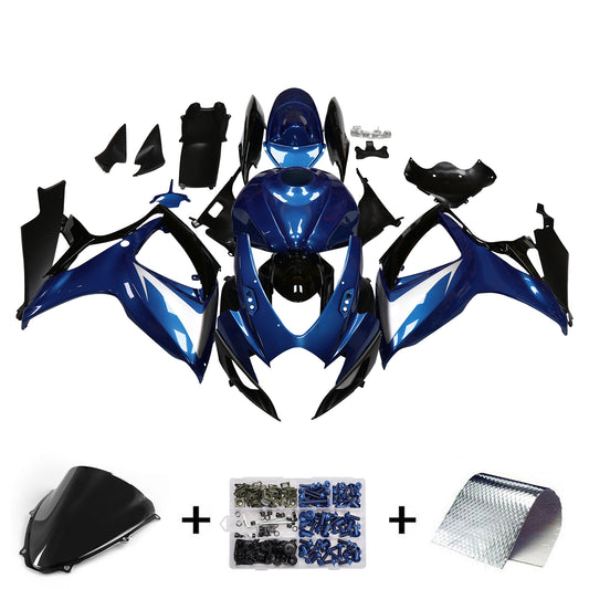 Kit carenatura iniezione plastica ABS per Suzuki GSXR 600/750 2006-2007 K6