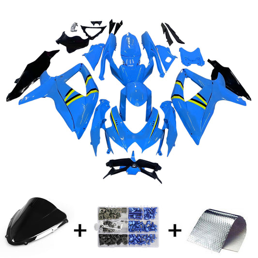 Carene 2008-2010 Suzuki GSXR 600 750 Blu Rizla Generico