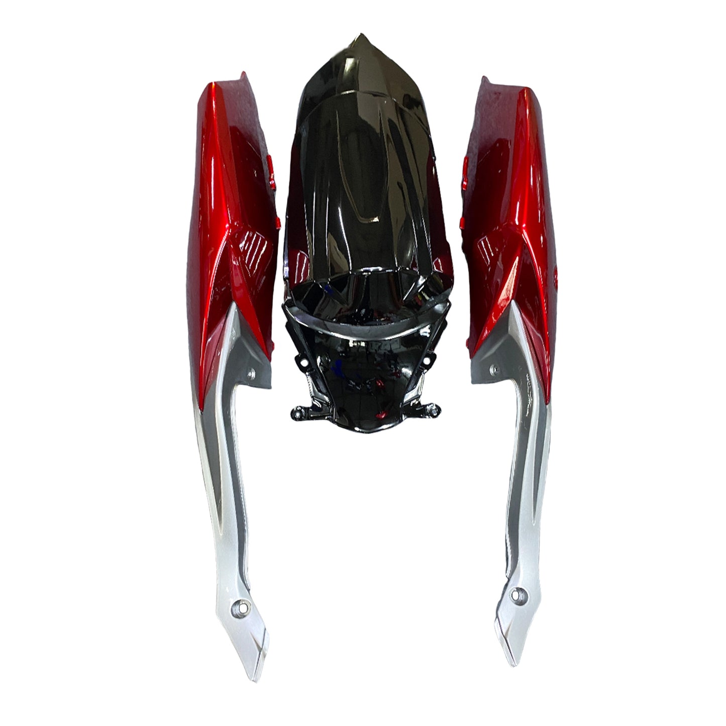Carene 2008-2010 Suzuki GSXR 600 750 Nero Rosso Argento Racing Generico