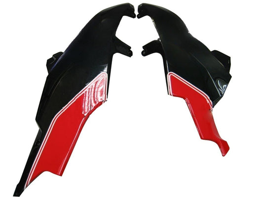 Carene 2008-2010 Suzuki GSXR 600 750 Nero Rosso Relentless Racing Generico