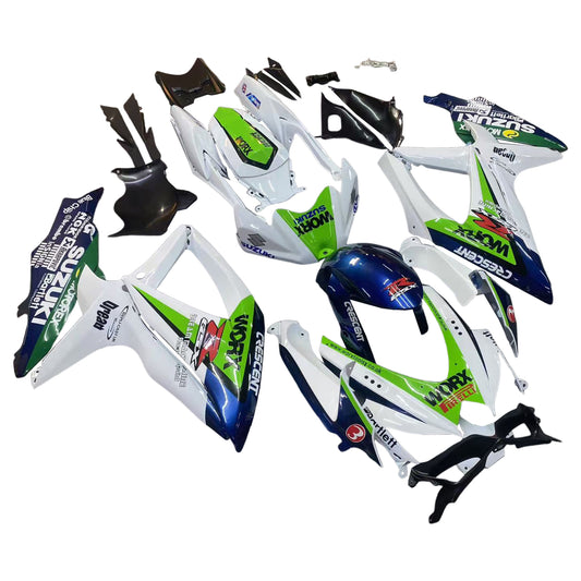 Carene 2008-2010 Suzuki GSXR 600 750 Multicolore Worx Generic