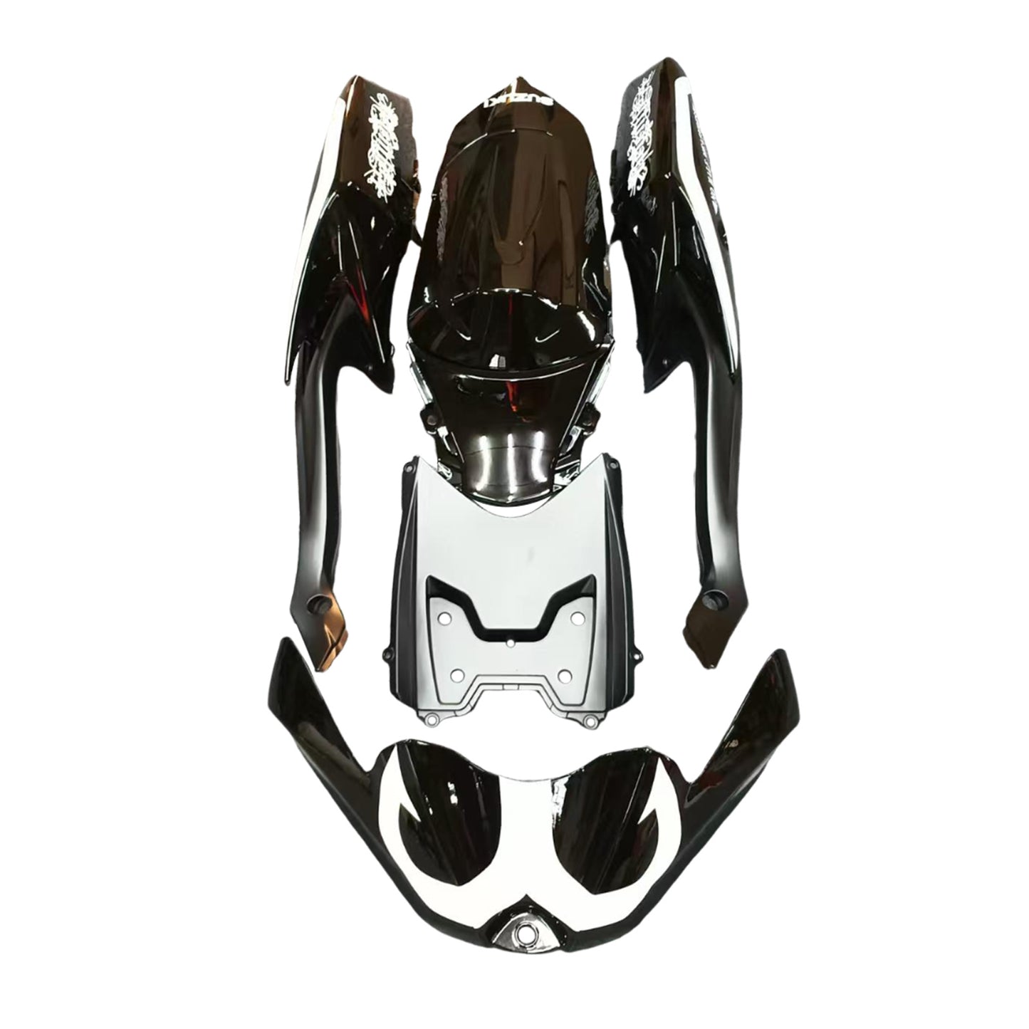 Carene 2008-2010 Suzuki GSXR 600 750 Nero Relentless Racing Generico