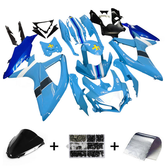 Amotopart 2008-2010 Suzuki GSX-R 600 GSX-R 750 Kit trigger blu