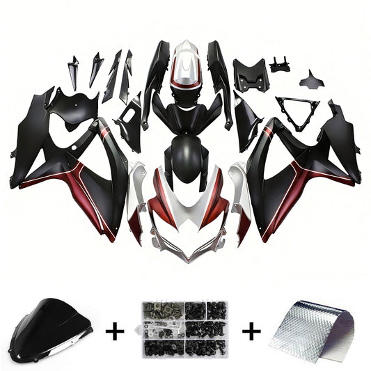 Kit carenatura iniezione carrozzeria plastica ABS per Suzuki GSXR 600/750 2008-2010 K8
