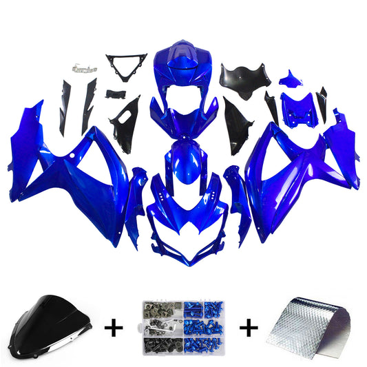 Suzuki GSXR 600/750 2008-2010 Kit Carena Carrozzeria Plastica ABS K8