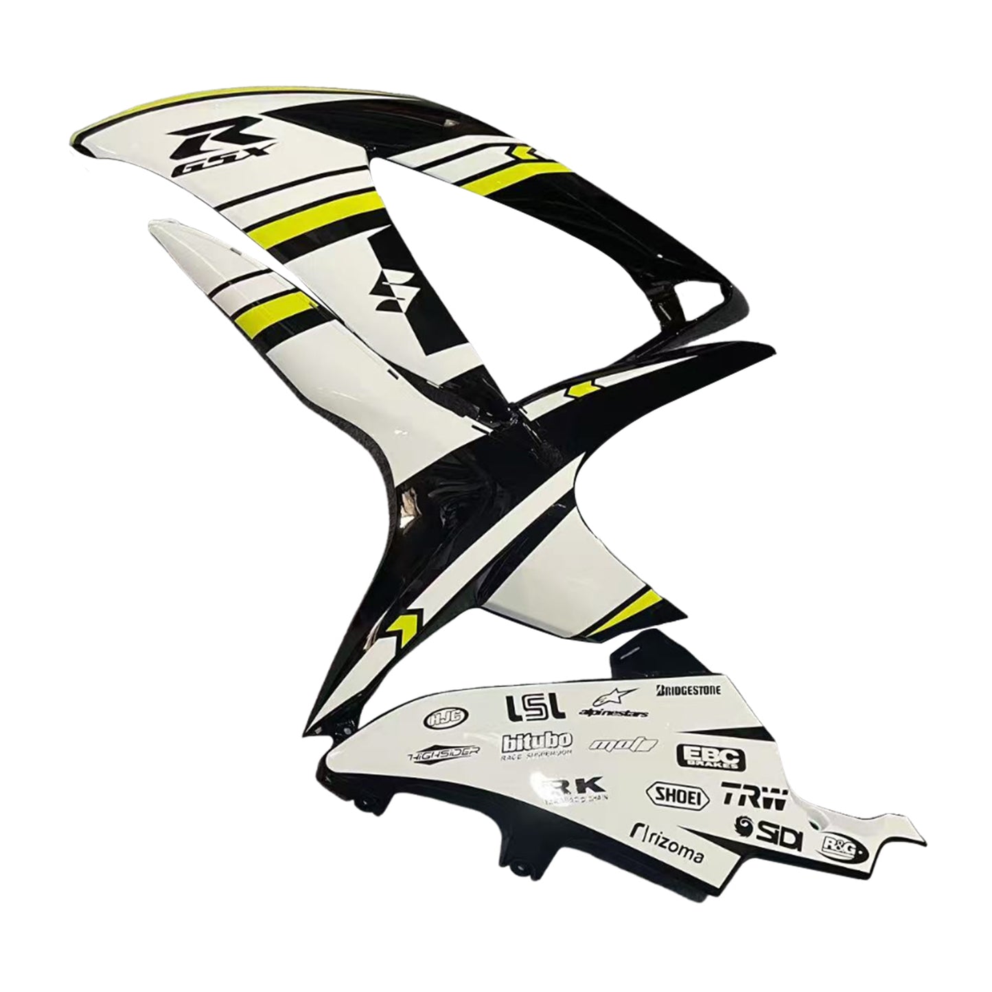 Amotopart Kit carena Suzuki GSXR 600/750 2008-2010 K8 Carrozzeria Plastica ABS