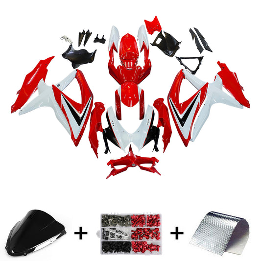 Kit carena iniezione Suzuki GSXR 600/750 K8 2008-2010 Carrozzeria in plastica ABS