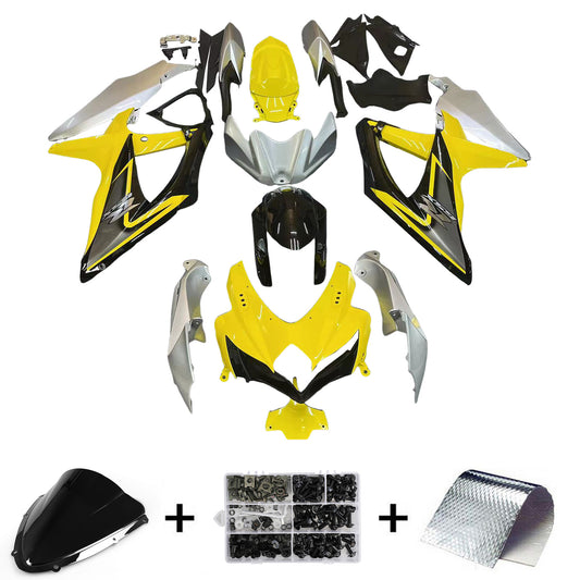 Kit carena iniezione Suzuki GSXR 600/750 K8 2008-2010 Carrozzeria in plastica ABS